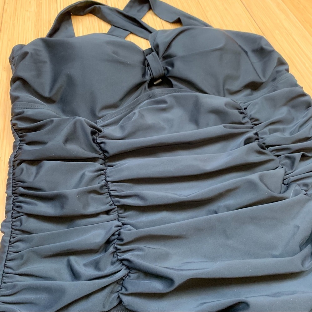 Torrid Black One Piece Swimsuit, Plus 4 4x. - Picture 3 of 8